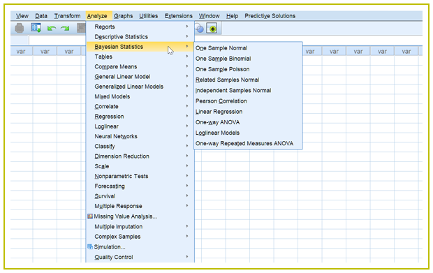 PS IMAGO PRO - bayesian statistics